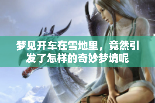 梦见开车在雪地里，竟然引发了怎样的奇妙梦境呢