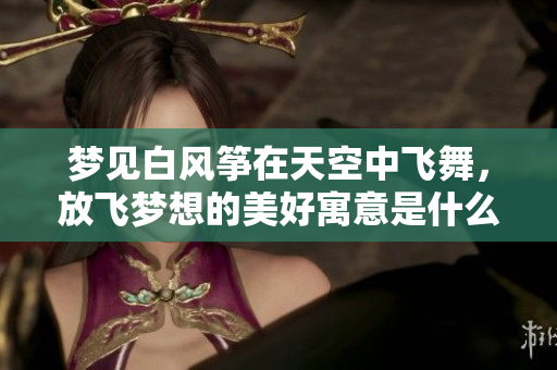 梦见白风筝在天空中飞舞，放飞梦想的美好寓意是什么呢