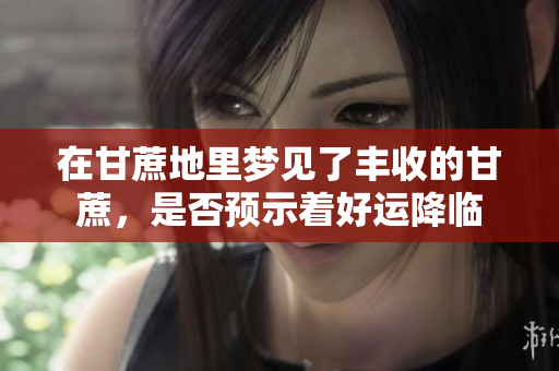 在甘蔗地里梦见了丰收的甘蔗，是否预示着好运降临