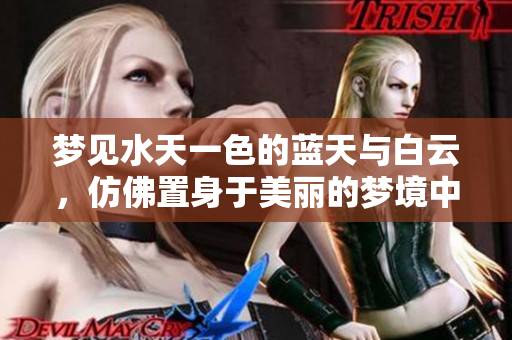 梦见水天一色的蓝天与白云，仿佛置身于美丽的梦境中