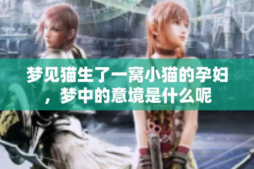 梦见猫生了一窝小猫的孕妇，梦中的意境是什么呢