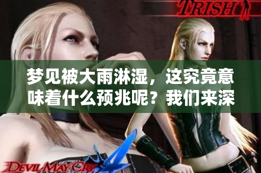 梦见被大雨淋湿，这究竟意味着什么预兆呢？我们来深入探讨一下吧！