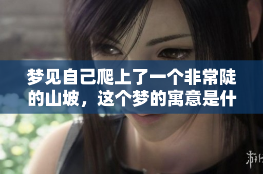 梦见自己爬上了一个非常陡的山坡，这个梦的寓意是什么呢