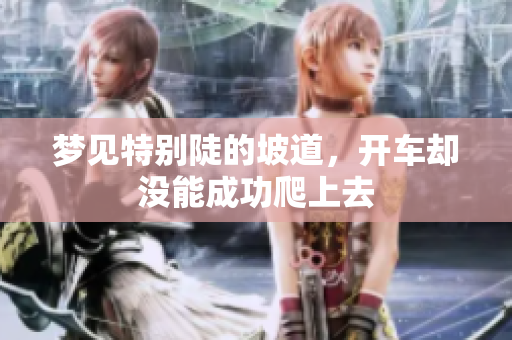 梦见特别陡的坡道，开车却没能成功爬上去