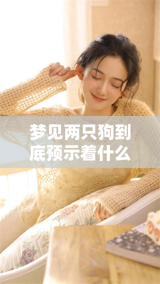 梦见两只狗到底预示着什么样的征兆，会给我们带来怎样的启示呢