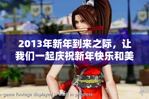 2013年新年到来之际，让我们一起庆祝新年快乐和美好的未来