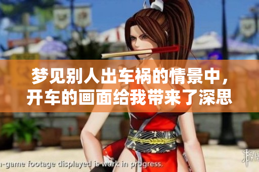 梦见别人出车祸的情景中，开车的画面给我带来了深思