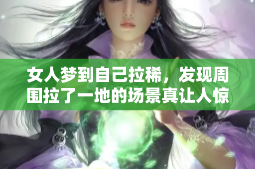 女人梦到自己拉稀，发现周围拉了一地的场景真让人惊讶